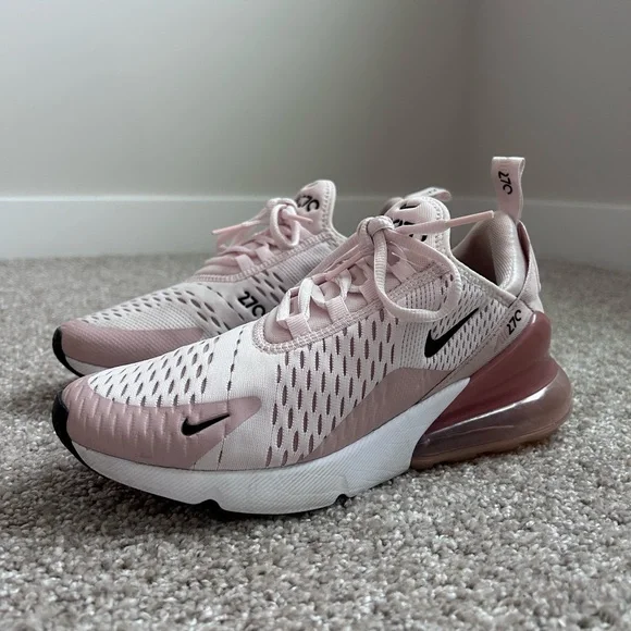 Nike Air Max 270 Light Soft Pink Rose White Womens Size 8 AH6789-604 - Picture 2 of 11